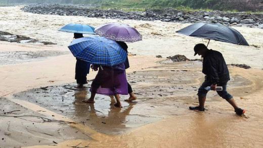 यी प्रदेशमा हुरीबताससहित मुसलधारे वर्षा हुने